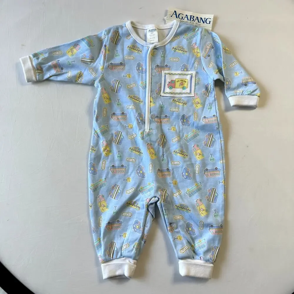 NWT Deadstock Vintage Ice Cream Truck Jumper Sz 6 mo